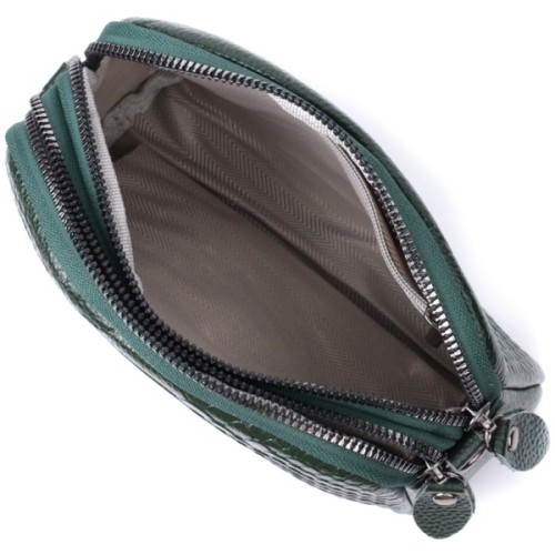 Сумка Vintage З натуральної шкіри Зелена (22802)