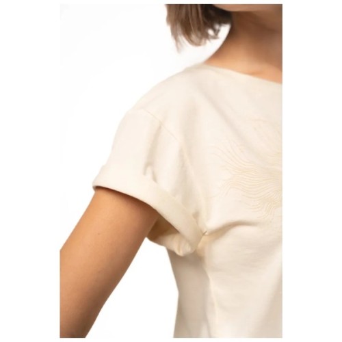 Футболка Turbat Misool Wmn cloud cream/brown - S - бежевий/коричневий (012.004.6329)