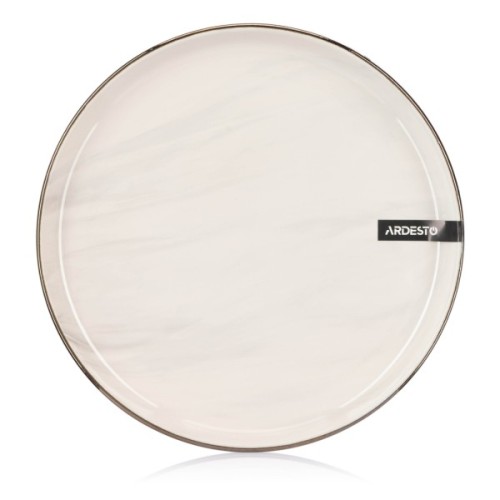 Тарілка Ardesto Marmo Бежева 19 см Десертна (AR2919MRB)