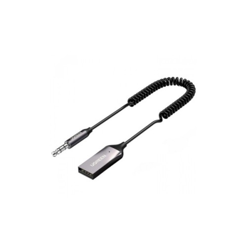 Bluetooth трансмітер Ugreen Bluetooth 5.0 Aux with mic CM309 UGREEN Black (70601)