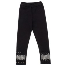 Лосини дитячі Na в'язані (18-009-128G-black)