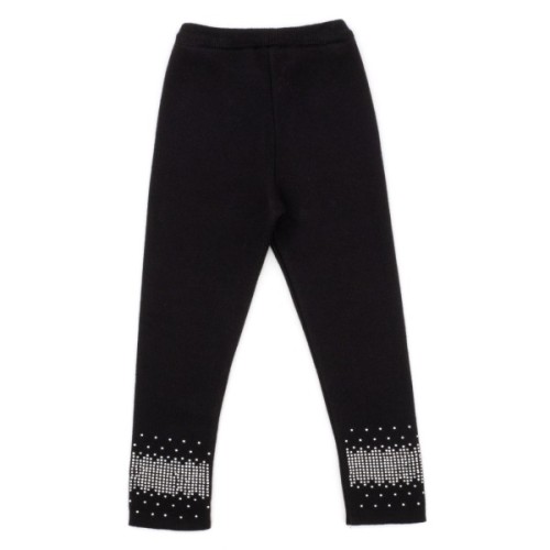 Лосини дитячі Na в'язані (18-009-128G-black)