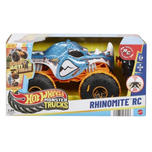 Радіокерована іграшка Hot Wheels Автомодель Monster Trucks Rhinomite 1:15 (JBK11)