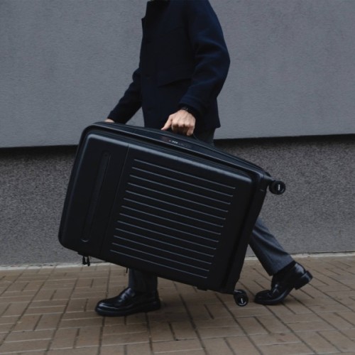 Валіза Bagland велика 96 л чорна (1140521762)