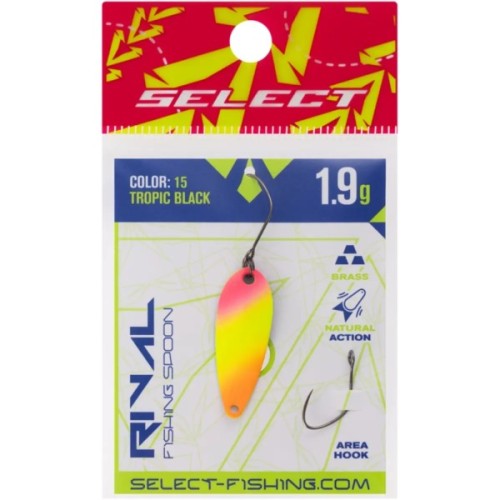 Блешня Select Rival 1.9g 30mm 15 Tropic Black (1870.79.94)