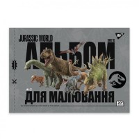 Альбом для малювання Yes А4 20 скоба, з перфорацією Jurassic World (130592)