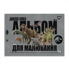 Альбом для малювання Yes А4 20 скоба, з перфорацією Jurassic World (130592)