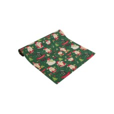 Доріжка на стіл Прованс Санта на зеленому 40х140 см (035779)