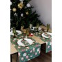 Доріжка на стіл Прованс Санта на зеленому 40х140 см (035779)