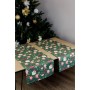 Доріжка на стіл Прованс Санта на зеленому 40х140 см (035779)