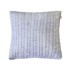 Наволочка Прованс декоративна в'язана SOFT Сірий 45х45 (011742)