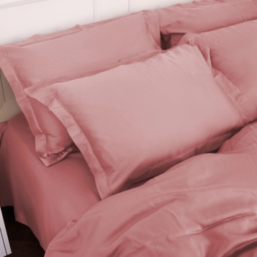 Постільна білизна MirSon Tencel №02 Pink 2x160x220 Сімейний Євро (2200009368615)