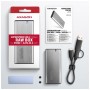 Кишеня зовнішня AXAGON USB-C 3.2 Gen 2 metal box for M.2 NVMe & SATA SSD SuperSpeed (EEM2-SG2)
