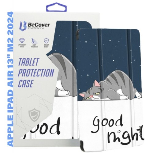 Чохол до планшета BeCover Smart Case Apple iPad Air 13" M2/M3 (2024/2025) Good Night (711619)