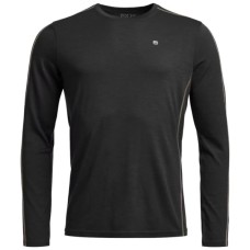 Термокофта Ortovox 185 Rock'n'Wool Long Sleeve Mns black raven - XXL - чорний (025.001.1289)
