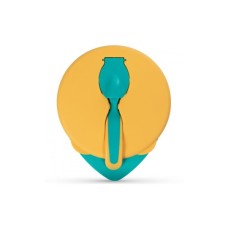 Набір дитячого посуду Baboo тарілочка глибока з кришкою та ложечкою помаранчева (90593)