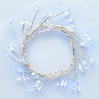 Гірлянда YES! Fun Кластер на мідному дроті 50 LED Холодно-біла 1 м Статична Батарейки (975018)