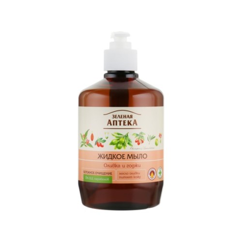 Рідке мило Green Pharmacy Оливка та годжі 460 мл (4823015905865)