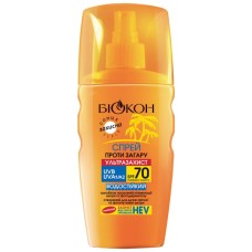 Засіб від засмаги Біокон SPF-70 Спрей Ультразахист 160 мл (4820160039544)