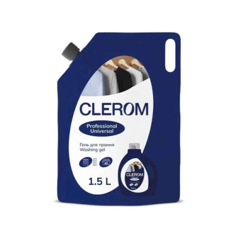 Гель для прання Clerom Professional Universal Дой-пак 1.5 л (4820287020111)