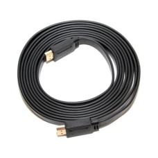 Кабель мультимедійний HDMI M to HDMI M 3.0m V1.4 black Merlion (YT-HDMI(M)/(M)SLIM-3.0m/06178)