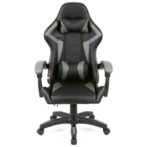 Крісло ігрове Аклас Бешкет ANF підліткове Чорний (PU-чорний/сірий) (00160338)