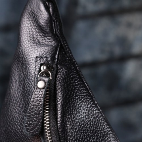 Сумка Shvigel З натуральної шкіри Чорна (23145)