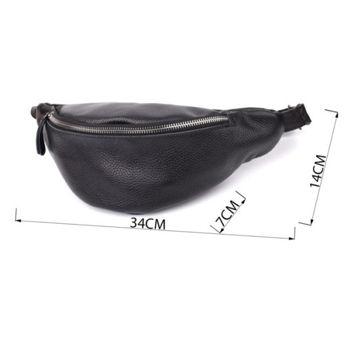 Сумка Shvigel З натуральної шкіри Чорна (23145)