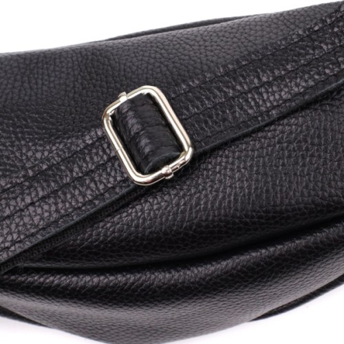 Сумка Shvigel З натуральної шкіри Чорна (23145)