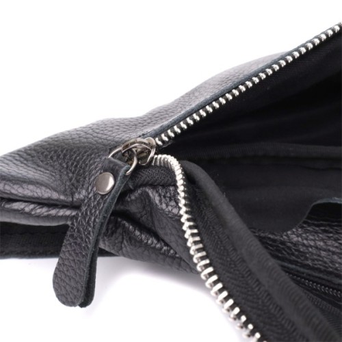 Сумка Shvigel З натуральної шкіри Чорна (23145)