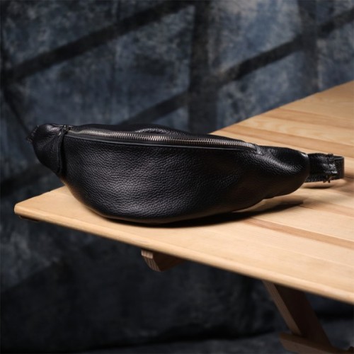 Сумка Shvigel З натуральної шкіри Чорна (23145)