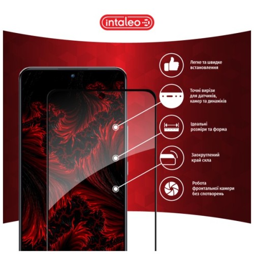 Скло захисне Intaleo Full Glue Xiaomi 12T/12T Pro Black (1283126546433)