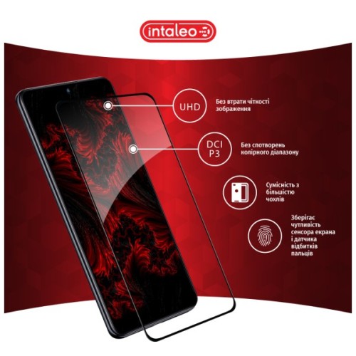 Скло захисне Intaleo Full Glue Xiaomi 12T/12T Pro Black (1283126546433)
