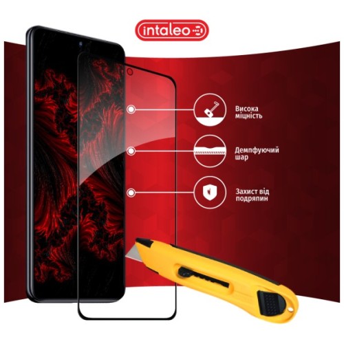 Скло захисне Intaleo Full Glue Xiaomi 12T/12T Pro Black (1283126546433)