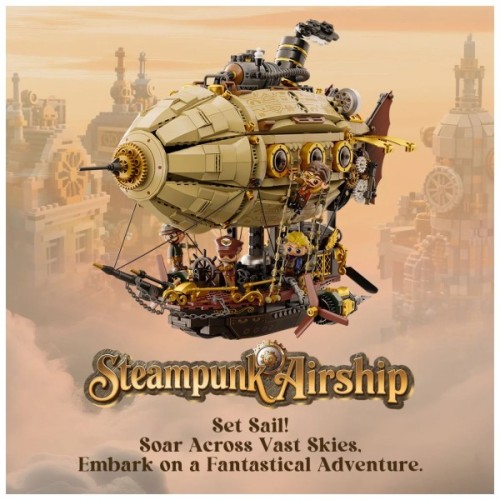 Конструктор Pantasy Original Дирижабль Steampunk (85021)