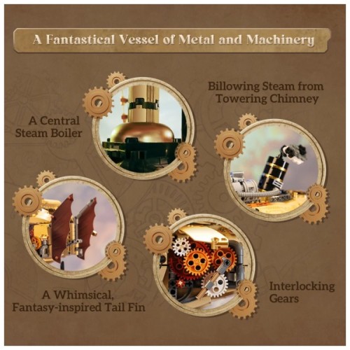 Конструктор Pantasy Original Дирижабль Steampunk (85021)