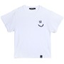 Футболка дитяча A-Yugi зі смайлом (7303-134G-white)