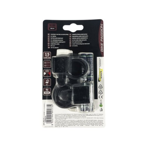 Комплект велофар Good Bike BY-Bike Three COB LED (99173-IS)