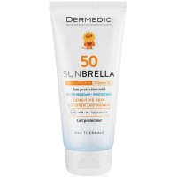 Засіб від засмаги Dermedic Sunbrella Baby Сонцезахисне молочко для дітей SPF50 100 мл (5901643170592)