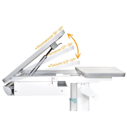 Парта Mealux Edmonton Multicolor Blue Lite (BD-610 W/MC + BL Lite)