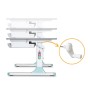 Парта Mealux Edmonton Multicolor Blue Lite (BD-610 W/MC + BL Lite)
