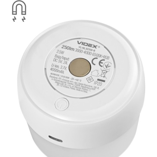 Світильник Videx акумуляторний сенсорний з пультом (VL-NL103W-R)