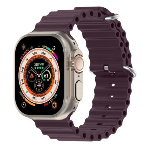 Ремінець до смарт-годинника Armorstandart Ocean Band для Apple Watch 49/46/45/44/42 (Series 1-3) Berry Purple (ARM74243)