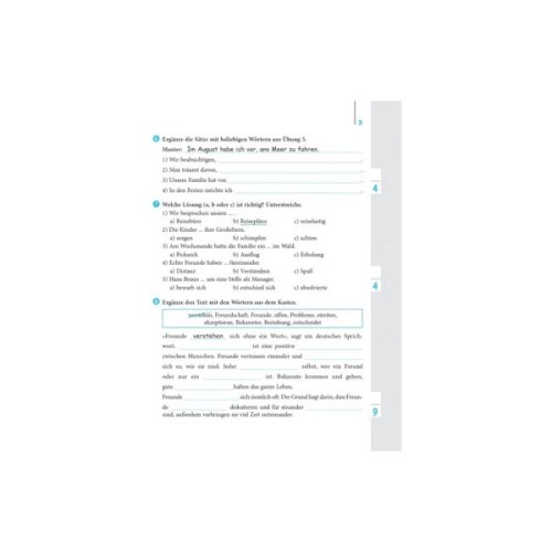 Робочий зошит Німецька мова. 9 клас. З лексичними вправами. Серія "Einfaches Vokabellernen" - С.М. Корінь Ранок (9786170939814)