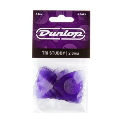 Медіатор Jim Dunlop Tri Stubby Pick 2.00mm 6 шт. (473P2.0)