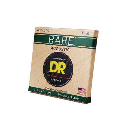 Струни для гітари DR Strings RARE Acoustic Phosphor Bronze - Medium (13-56) (RPMH-13)