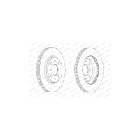 Гальмівний диск FERODO DDF2070C