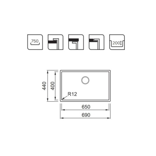 Мийка кухонна Elleci ESPRIT 650