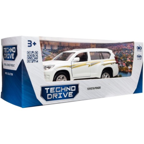 Машина TechnoDrive Toyota Prado білий (KM250425W)