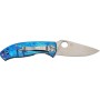 Ніж Spyderco Tenacious D2 Titanium Blue (C122TIBLD2P)